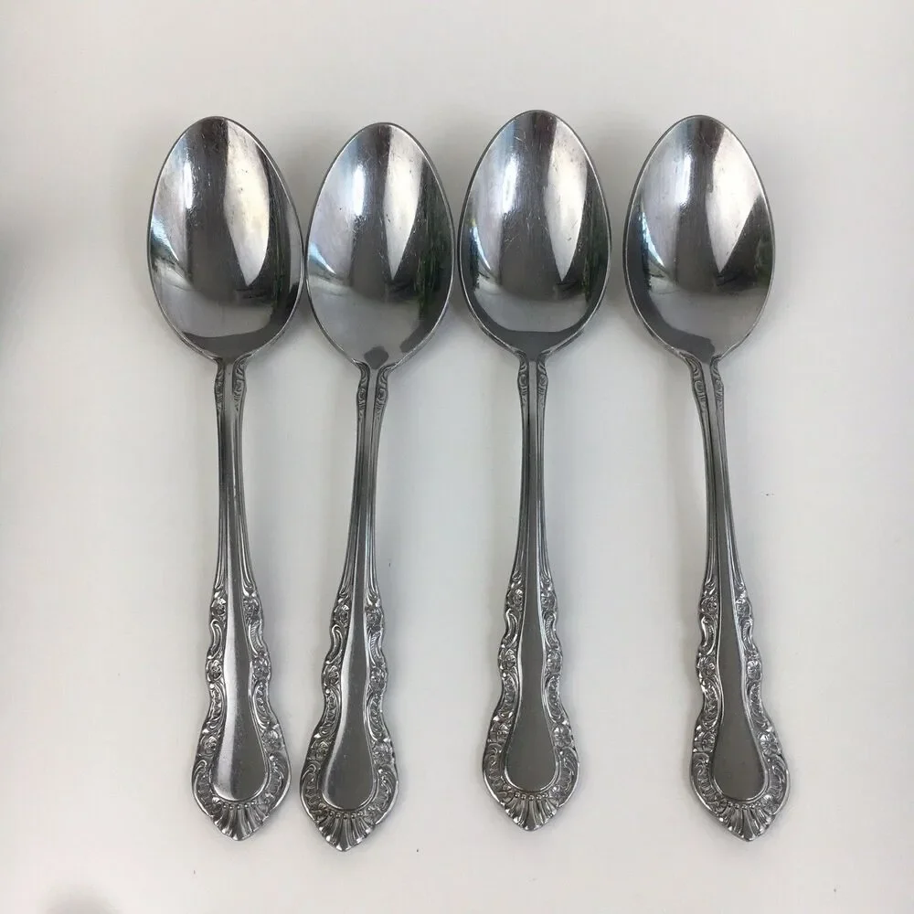 20pc FLORAL TIARA Reed & Barton Select Stainless Flatware  Forks Service for 4